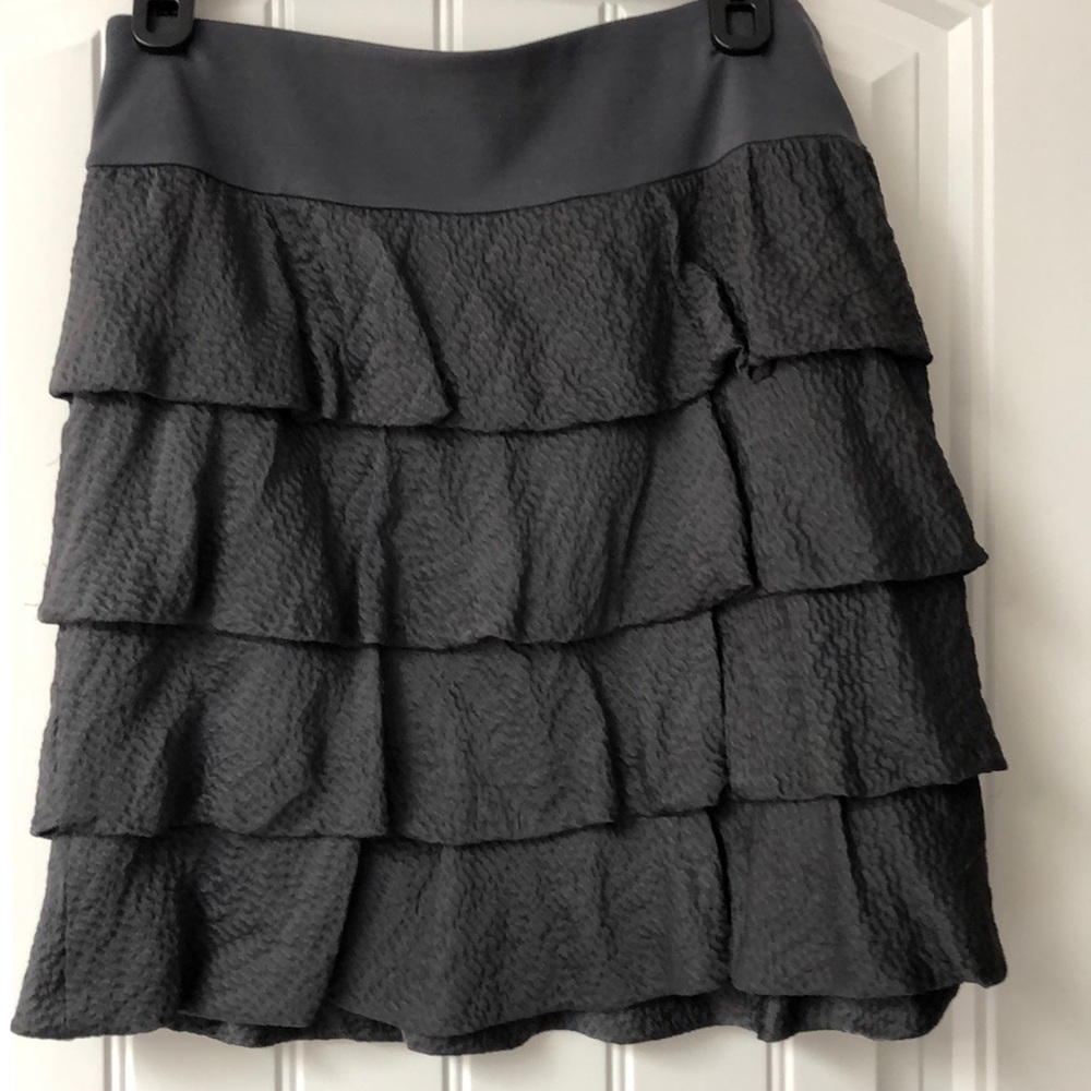 Ann Taylor silk ruffle skirt